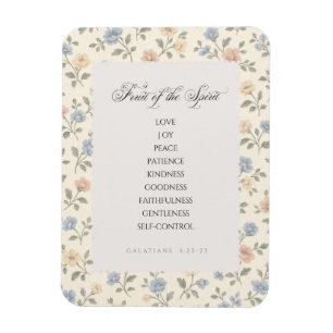 Fruit of the Spirit Galatians 5:22–23 Bible Verse Magnet