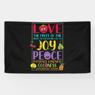 Fruit Of The Spirit Galatians 5 22 Inspirational C Banner