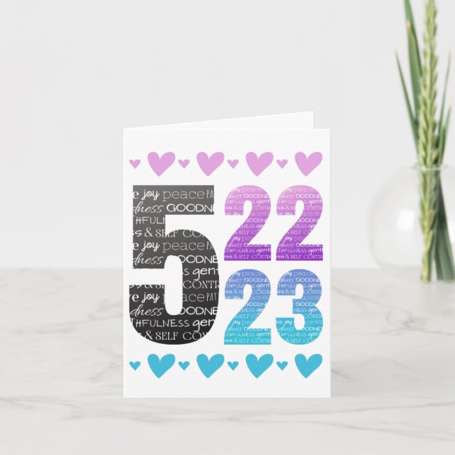 Fruit of the Spirit Greeting Card (Front)