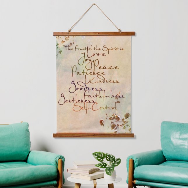 Fruit of the Spirit  Hanging Tapestry (Living Room)