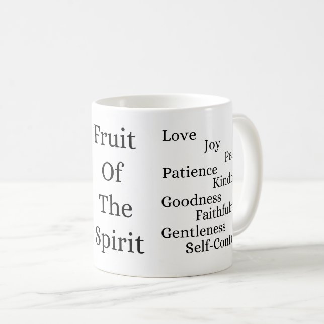 Fruit of the Spirit mug (Front Right)