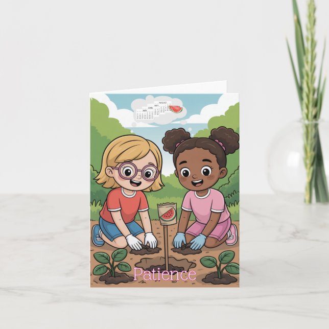 Fruit of the Spirit: Patience Children's Card (Front)