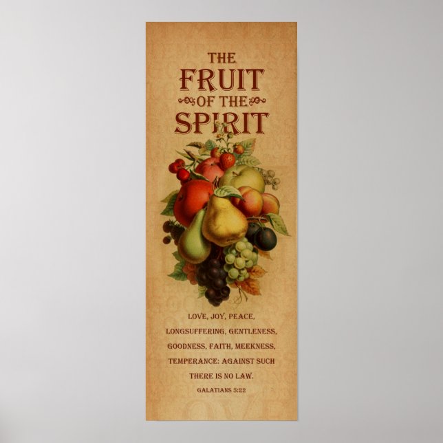 Fruit of the Spirit Poster (Front)