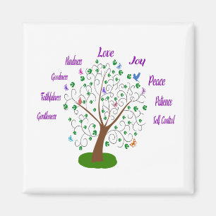 Fruit Of The Spirit Tree Magnet