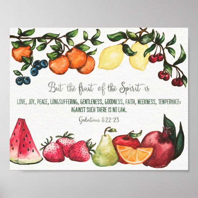 Fruit of the Spirit Wall Art (Front)