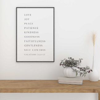 Fruit of the Spirit Wall Art Galatians 5:22-23
