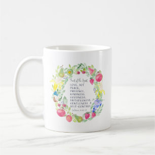 Fruit Of the Spirit Watercolor Artwork Coffee Mug
