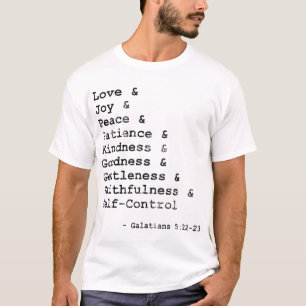 Fruit of the Spirit Words T-Shirt