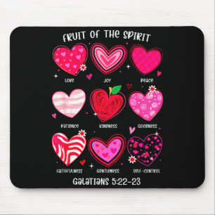 Fruit Of The Srit Christian Hearts Valentines Day Mouse Mat