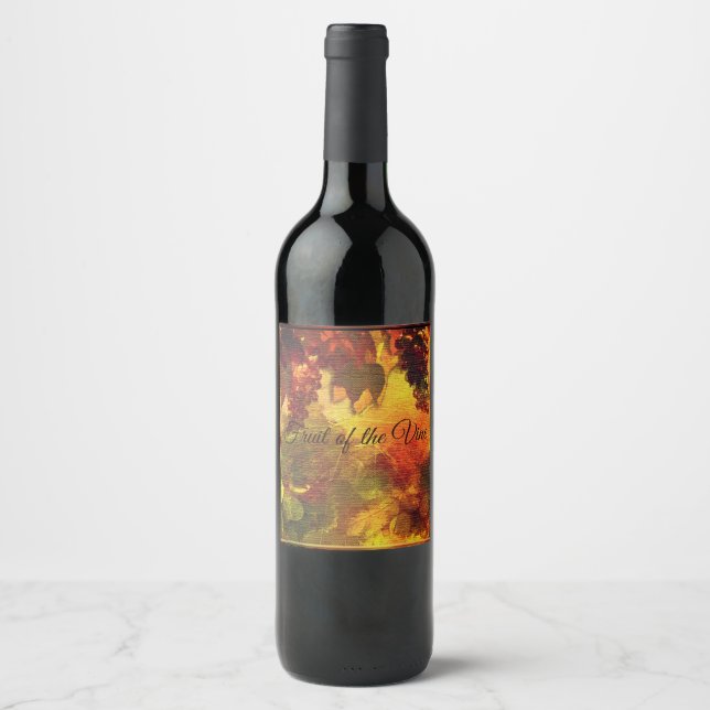 Fruit of the Vine Wine Label (Front)