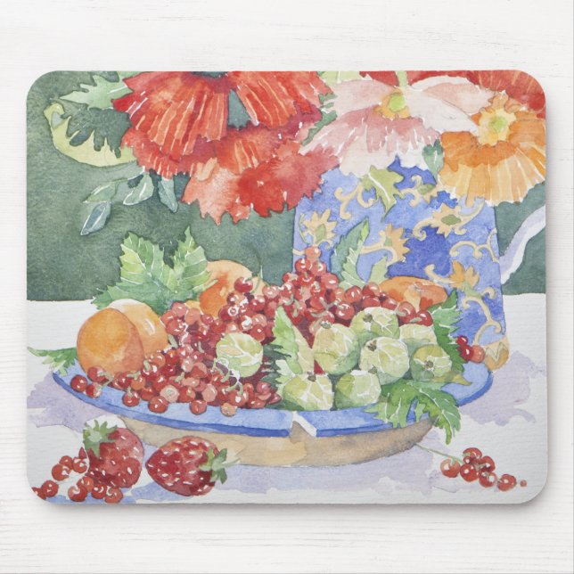 Fruit on a plate 2014 mouse mat (Front)
