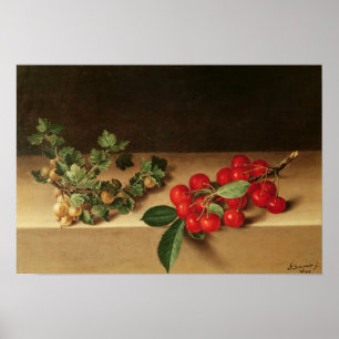 Fruit on the Table, 1644 Poster