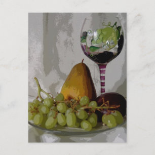 Fruit On The wine Postcard