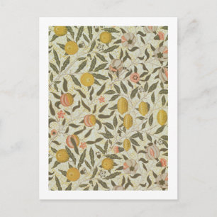 Fruit or Pomegranate wallpaper design Postcard
