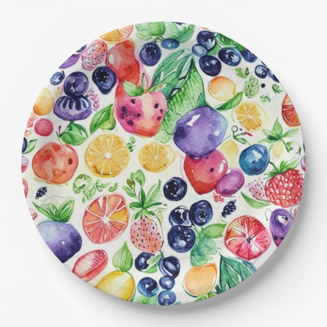 fruit paper plate (Front)