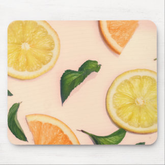 Fruit pastel pattern mouse mat