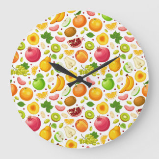 Fruit Patch Large Clock