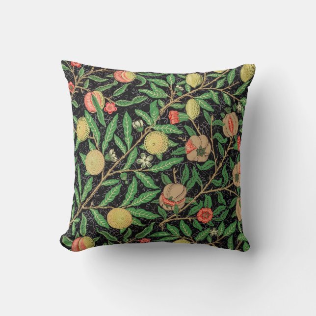 Fruit pattern (1862) By William Morris Cushion (Front)