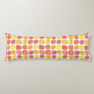 Fruit pattern body cushion