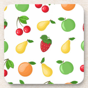 Fruit pattern   coaster