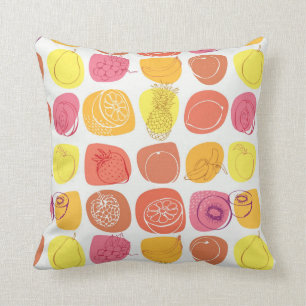 Fruit pattern cushion