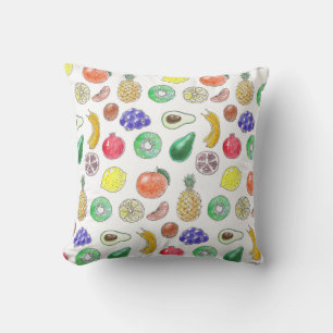 Fruit pattern cushion
