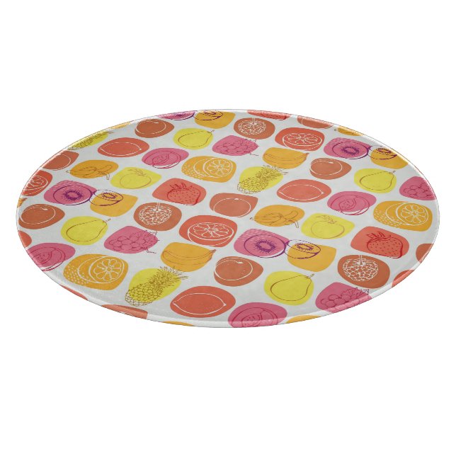 Fruit pattern cutting board (Corner)