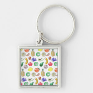 Fruit pattern key ring