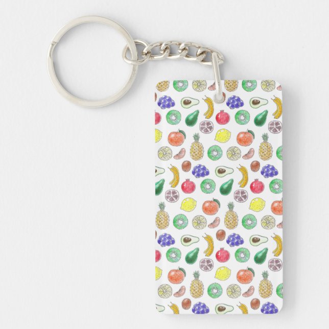 Fruit pattern key ring (Front)