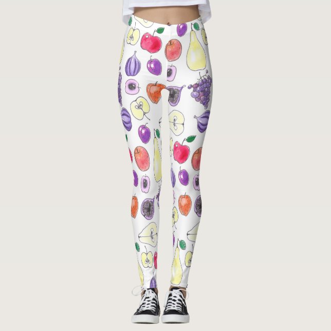 Fruit pattern leggings (Front)