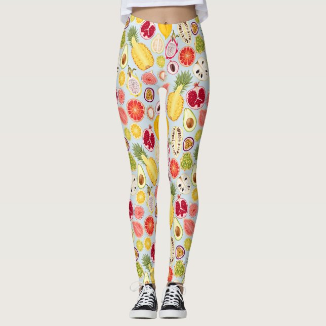 Fruit Pattern Leggings (Front)