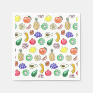 Fruit pattern napkin