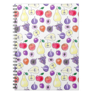 Fruit pattern notebook