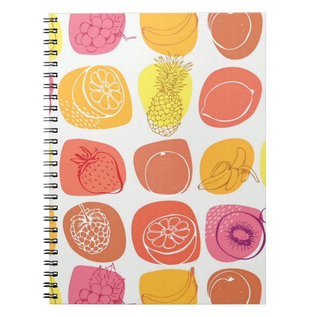 Fruit pattern notebook (Front)