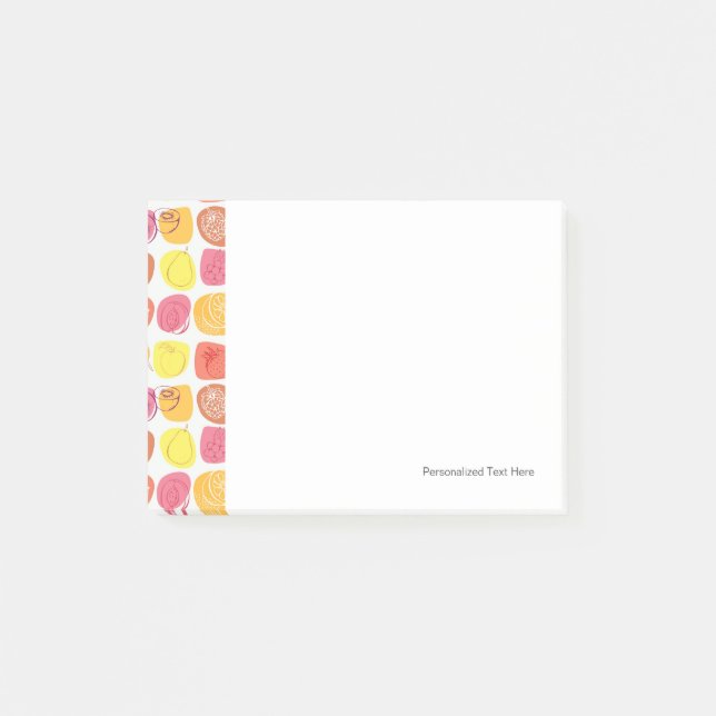 Fruit pattern post-it notes (Front)