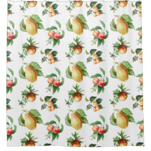 Fruit Pattern Shower Curtain