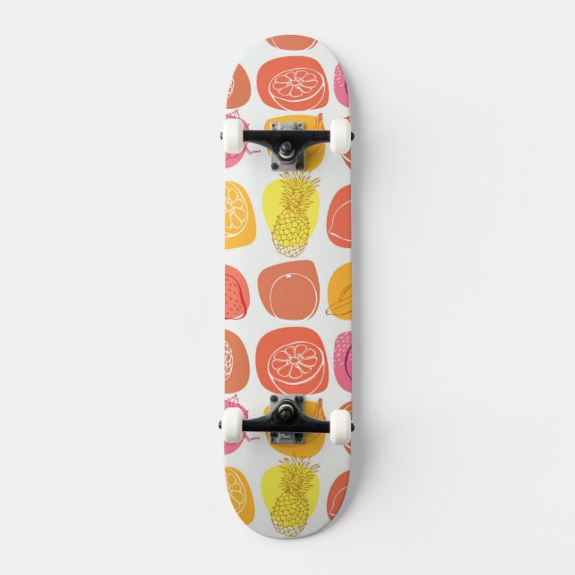 Fruit pattern skateboard (Front)