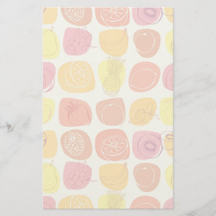 Fruit pattern stationery