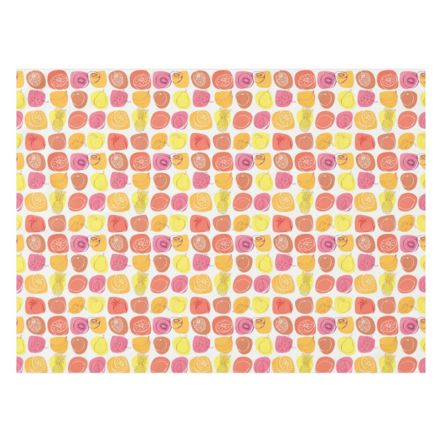 Fruit pattern tablecloth (Front (Horizontal))