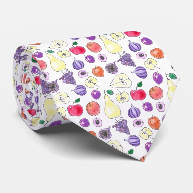 Fruit pattern tie (Rolled)