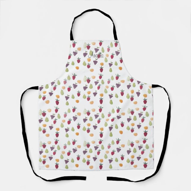 Fruit Patterned Apron  (Front)