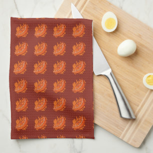 Fruit Patterns Blood Orange Gifts Tea Towel