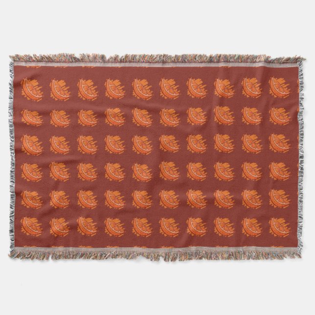 Fruit Patterns Blood Orange Gifts Throw Blanket (Front)