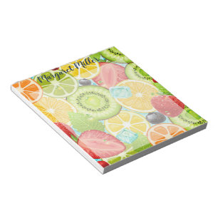 Fruit personalised notepad