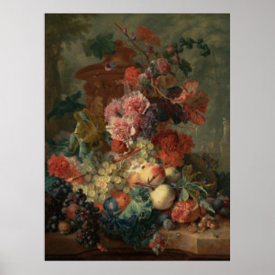 Fruit Piece by Jan van Huysum Poster