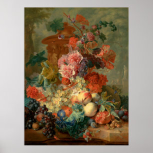 Fruit Piece - Jan van Huysum (1722) Poster