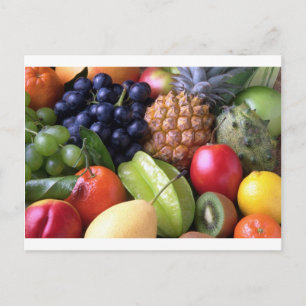 Fruit Pineapple Yellow Sweet Dessert Destiny Food Postcard