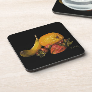 Fruit Plastic Coasters