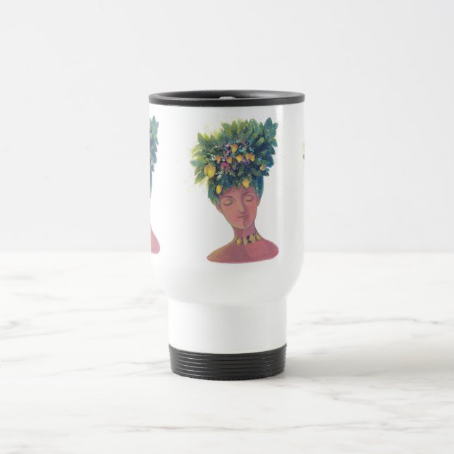 fruit portrait  travel mug (Center)