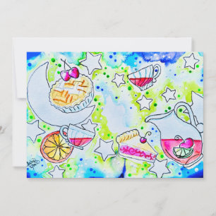 Fruit Punch Art Thank You Card
